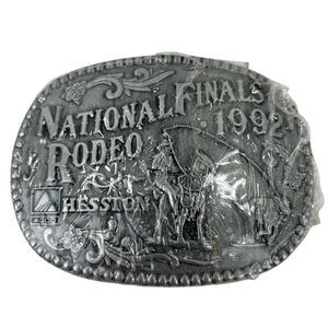 1992 Hesston National Finals Rodeo NFR Belt Buckle Commemorative Series